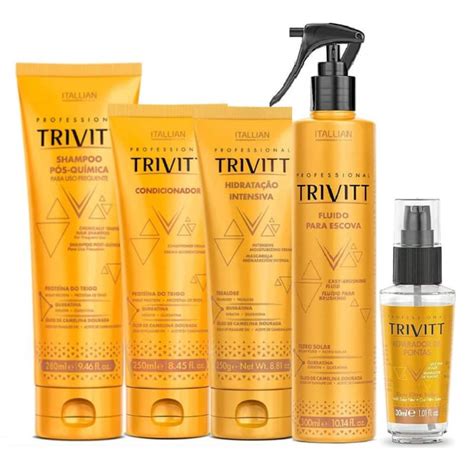 Kit Itallian Hairtech Professional Trivitt Full Beleza Na Web