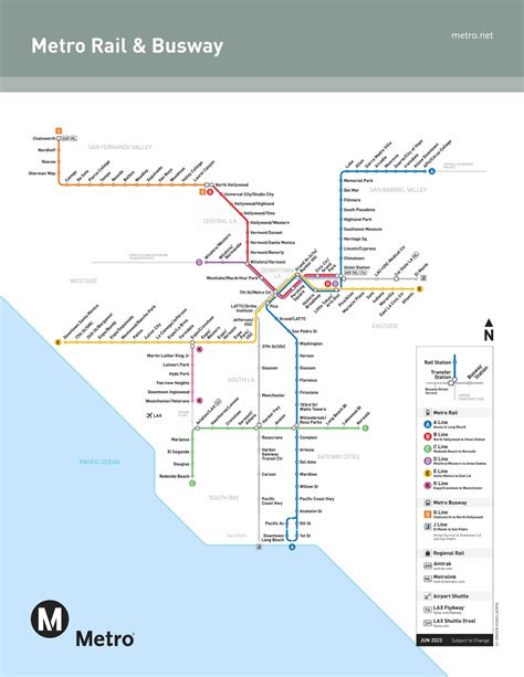 Transit Maps: New Official Map: Los Angeles Metro with Regional ...