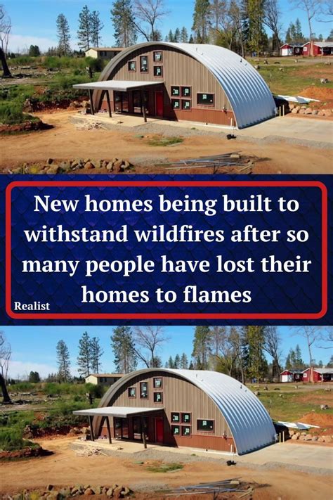 Fire Resistant Homes Are Being Built To Withstand Flames After People