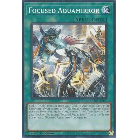 Focused Aquamirror Netdecker Store Tienda Online De Cartas Yugioh