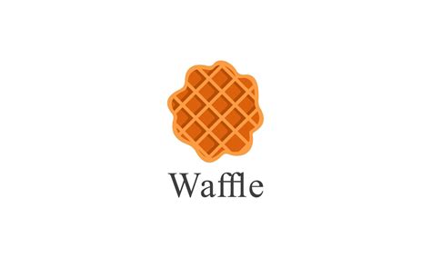 Waffle Dessert Sweet Food Bakery Logo 13536558 Vector Art At Vecteezy