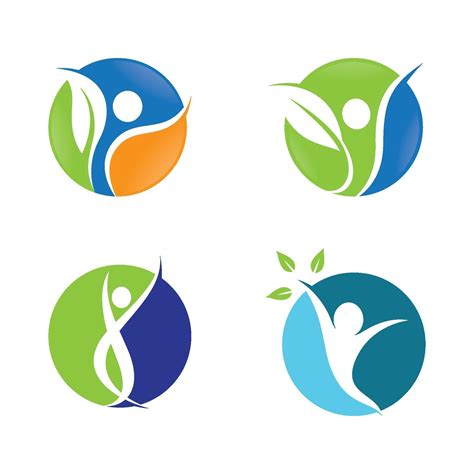 Wellness Logo Images Design Set 2085129 Vector Art At Vecteezy