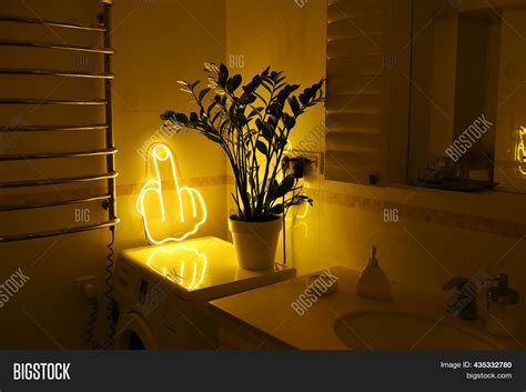 Yellow Neon Sign Fuck Image Photo Free Trial Bigstock