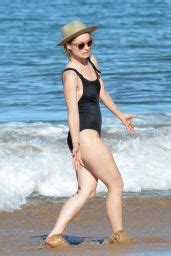 Olivia Wilde In A Black Swimsuit Hawaii Celebmafia