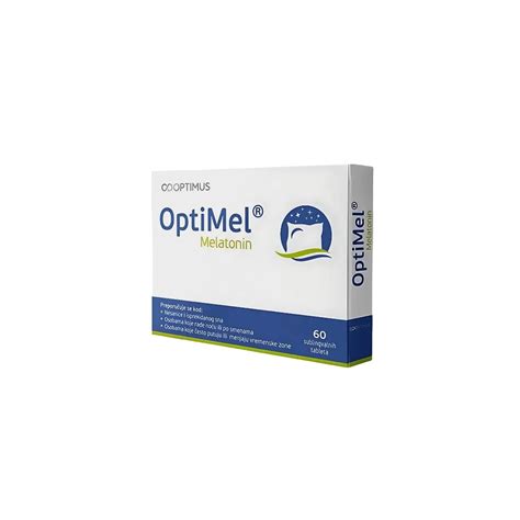 Optimel® Melatonin 60 Sublingvalnih Tableta Za Spavanje Eapoteka