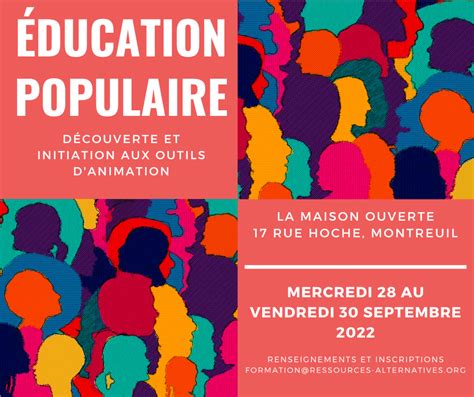 Formation – Découverte de l’éducation populaire et ses outils d