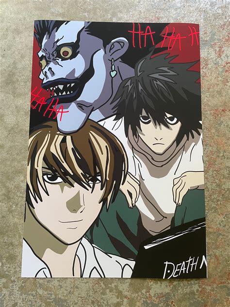 Death Note Poster Anime Poster Death note Print | Etsy