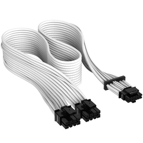 Buy Corsair Premium 600w Pcie 50 Gen 5 12vhpwr Psu Cable White Fits Type 4