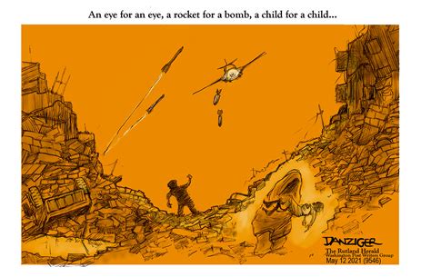 Bombing Gaza - Danziger Cartoons