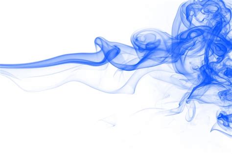 Premium Photo Movement Blue Smoke Abstract On White Background Ink Water