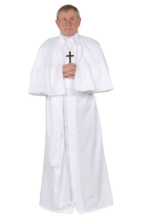 Brand New White Holy Pope Religious Bishop Adult Halloween Costume | eBay