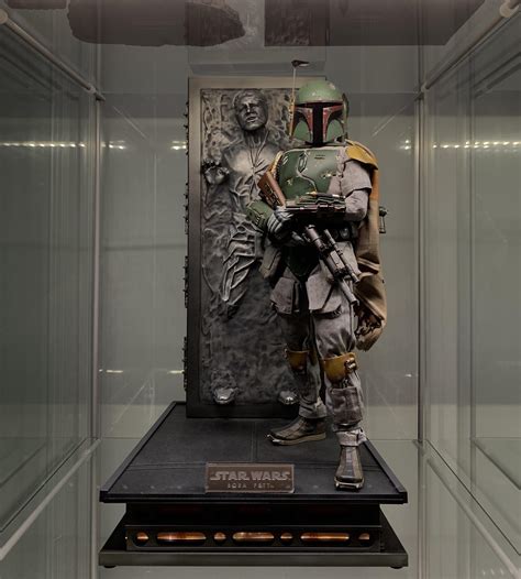 Hot Toys Boba Fett And Sideshow Han Solo In Carbonite Scrolller