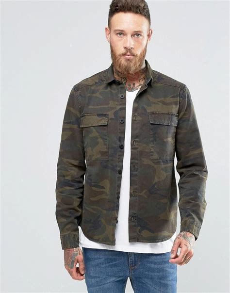 Camo Overshirt Latest Fashion Clothes Asos Menswear Asos Outfit