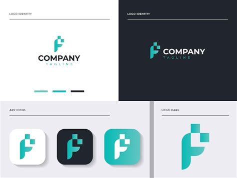 Premium Vector Initial Letter F Logo Modern Design Template Elements