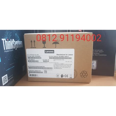 Jual HDD Server Lenovo 7XB7A00069 ThinkSystem 2 5 2 4TB 10K SAS 12Gb Hot Jakarta Pusat