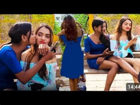 Kissing Prank On Lesbian Girl Prank With Girl Lesbian Prank With Girl Prank Trending