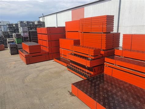 Peri Trio Wall Formwork With Used Plywood Lukic Schalungstechnik