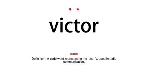 How To Pronounce Victor Vocab Today Youtube