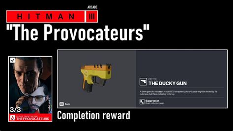 Hitman Elusive Target Arcade The Provocateurs All Levels