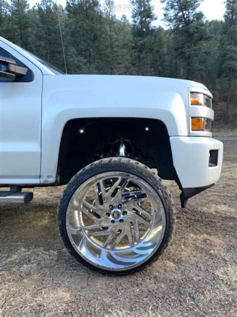 Chevrolet Silverado With X Hardcore Offroad Hc And R Fury Offroad