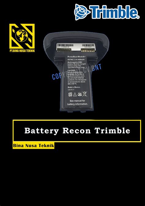 Battery Recon Trimble Pt Bina Nusa Teknik