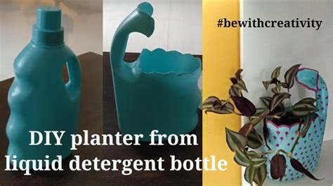 DIY Planter DIY Pot Detergent Bottle Reuse Planter From Plastic