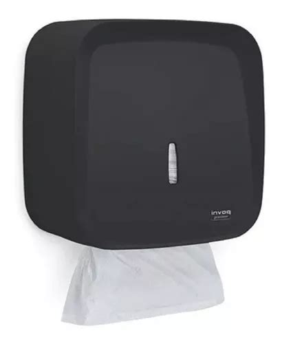 Dispenser Para Papel Toalha Interfolhado Invoq Preto Premium Mercadolivre