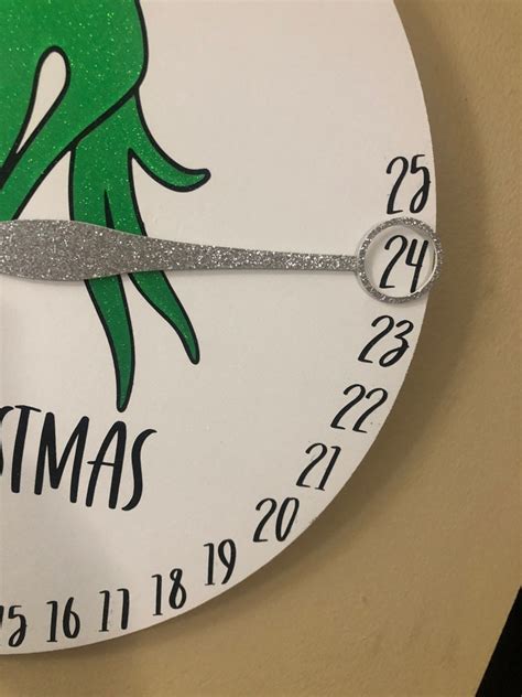 Grinch Countdown Wall Hanger Etsy