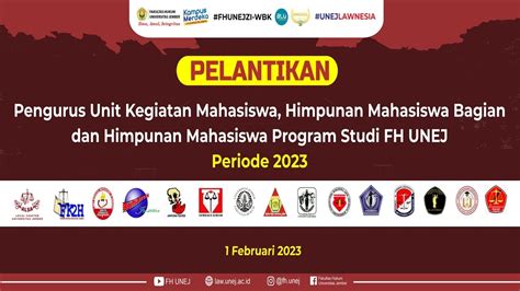 Pelantikan Pengurus Ukm Hmb Hima Prodi Fh Unej Periode