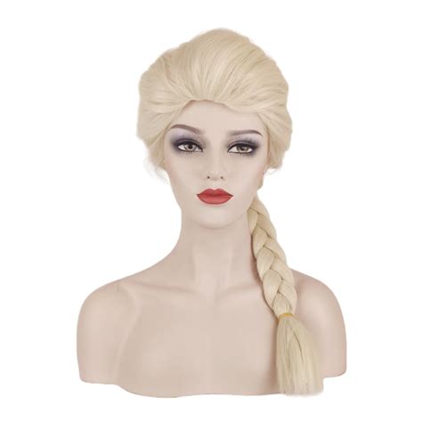 Amazon SisiruKou Long Blonde Braided Ponytail Anime Wig For Women