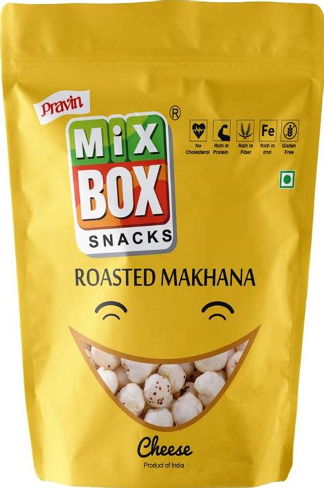 Mix Box Cheese Roasted Flavour Makhana Fox Nuts 60g Price In India