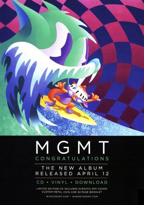 Mgmt Congratulations Poster Print Prints4u