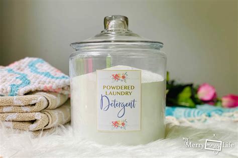 DIY Natural Powdered Laundry Detergent – My Merry Messy Life