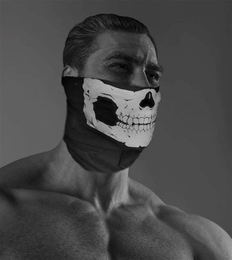 Skull Mask Gigachad Gigachad Know Your Meme