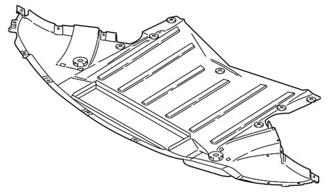 Genuine Bmw 51 75 8 049 956 Engine Splash Shield Free Shipping On