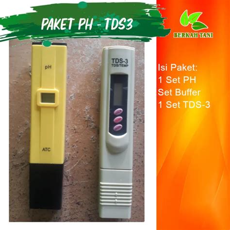 Paket Alat Ukur Ph Meter Dan Tds Tester Digital Air Akuarium Hidroponik