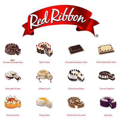 7 Red Prize Ribbon Roll Cakes Photo - Red Ribbon Triple Chocolate Cake ...