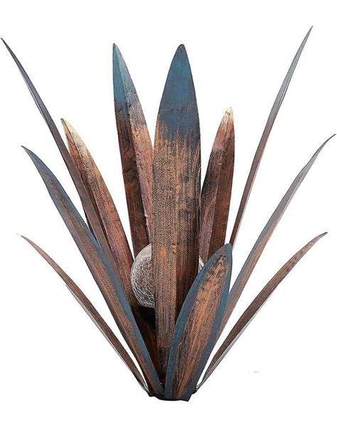 Pcs Tequila Rustic Sculpture Metal Agave Plant Home Decor Rustic Hand