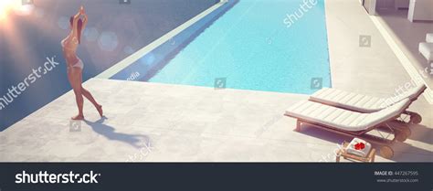 D Bikini Girl Stock Illustrations Images Vectors Shutterstock