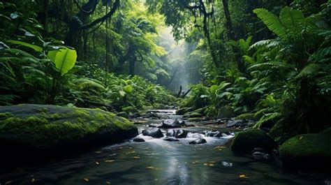 Premium Photo | Rainforest Nature Background