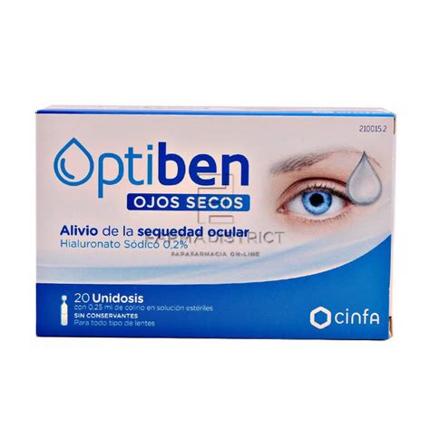 Comprar Optiben Ojos Secos Monodosis Farmacias Carrascosa