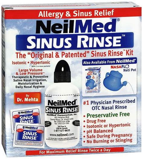 Neilmed Sinus Rinse Saline Nasal Kit Strength Packets