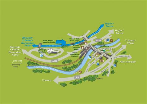 Aerial Map of Llangollen • David Goodman • illustration | maps | design