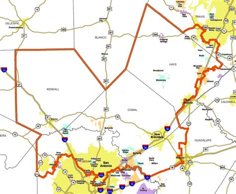 Texas Senate District 16 Map - Printable Maps