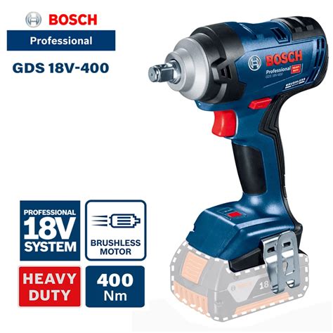 Bosch Gds V Cordless Impact Wrench Machine Nm Electric Wrench