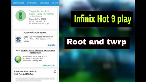 Infinix Hot Play Root And Twrp Install Infinix Hot Play X X B X C X F Root