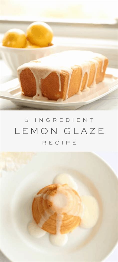 3 Ingredient Lemon Glaze Recipe Julie Blanner