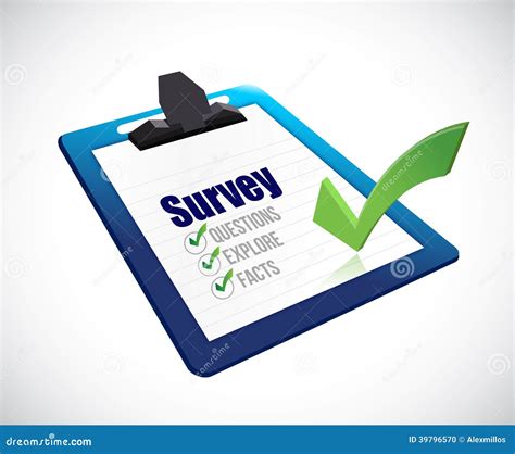 Clipboard Survey Illustration Design Stock Illustration Image 39796570