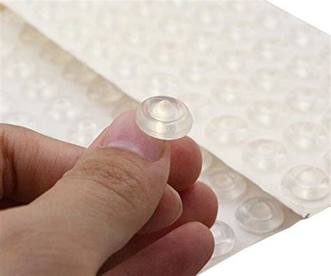 50Pcs Clear Self Adhesive Sound Dampening Rubber Bumpers Pads For