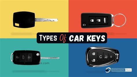 7 Different Types of Car Keys: Which One You Have? - Engineering Choice